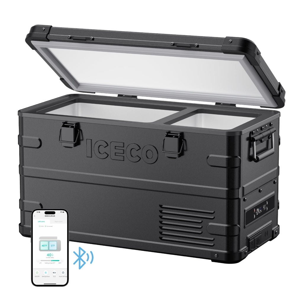 Refrigerator/Freezer ICECO APL35 35L Dual Zone - Black | Xperts 4x4