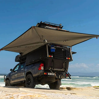 Auvent 270° Alu-Cab - 2,6m  Autoportant & Résistant sur Xperts4x4 Accessoires 4x4 Off-Road