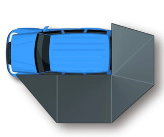 Auvent 270° XL Autoportant Overland  BULLFACE 470 Gauche sur Xperts4x4 Accessoires 4x4 Off-Road