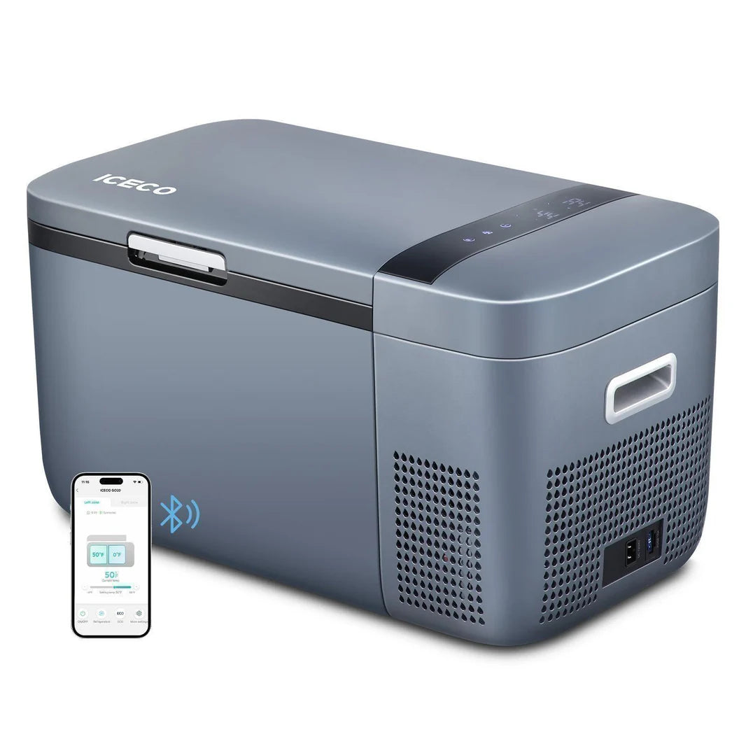 Glacière à Compresseur ICECO GO20 Gris Dual-Zone 20L | Frigo 4x4