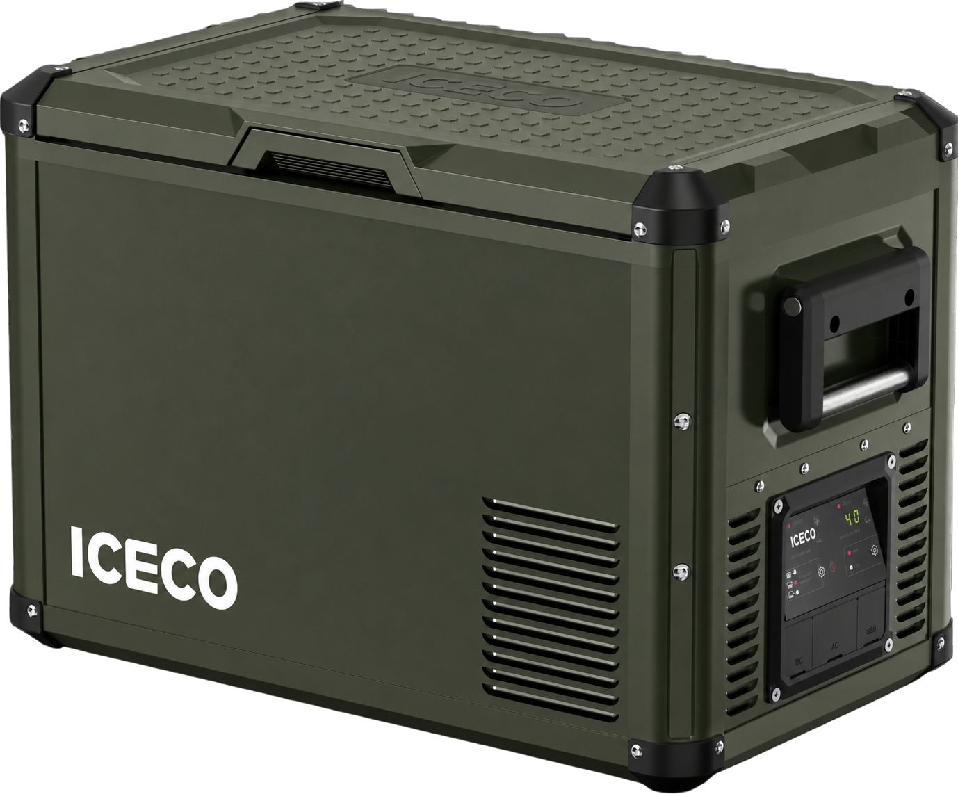 Kühlschrank/Gefrierschrank ICECO 45L Olivgrün