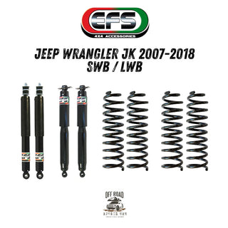 Kit de Suspension Jeep Wrangler JK  EFS ELITE  +40mm/+75mm sur Xperts4x4 Accessoires 4x4 Off-Road