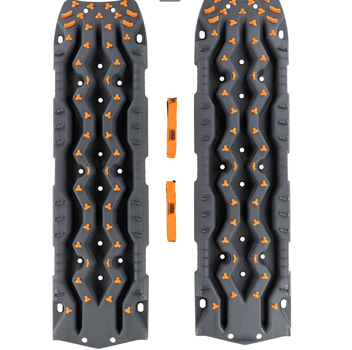 Plaques a Sable TREDPRO ARB 4x4 - La paire (2x) - Grises/Orange - BYD Shark 2024+