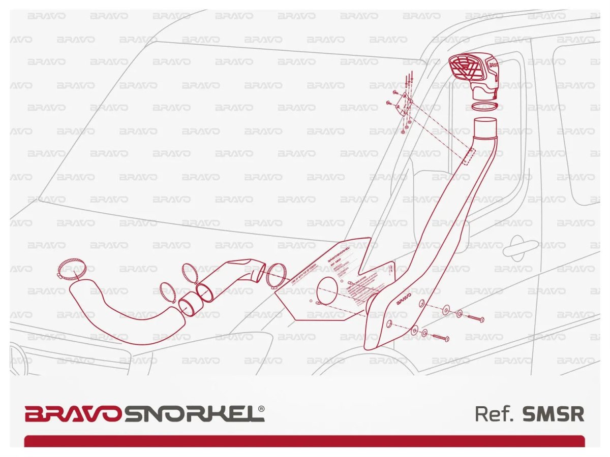 Snorkel Bravo 4x4 - Mercedes Sprinter 2006-2018 - Mercedes Sprinter 2006-2018