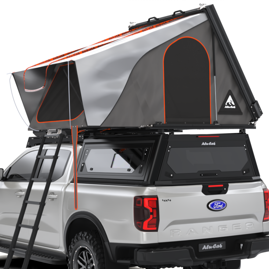 aluminum roof top tent Tente de Toit Alu-Cab "RT-2S" - 2 Personnes