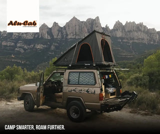 Tente de toit LT-50 Lightweight Alu-Cab  Aluminium sur Xperts4x4 Accessoires 4x4 Off-Road