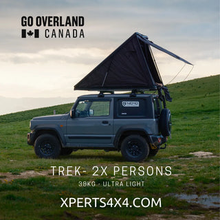Tente de Toit Rigide TREK - 2 Places Ultra Légère sur Xperts4x4 Accessoires 4x4 Off-Road
