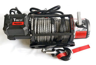 Treuil T-MAX Muscle Fit MW12500  5665 Kg  12V  Cable Synthétique/Plasma sur Xperts4x4 Accessoires 4x4 Off-Road