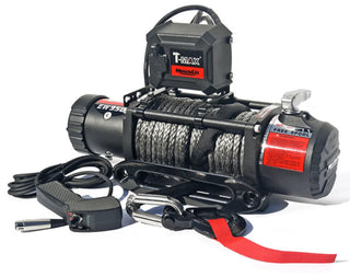 Treuil T-MAX Muscle Fit MW12500  5665 Kg  12V  Cable Synthétique/Plasma sur Xperts4x4 Accessoires 4x4 Off-Road