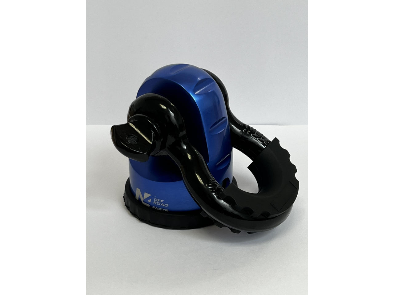 Arrêt de corde 8T en aluminium anodisé bleu pour fixation manille N4-Offroad sur Xperts4x4 Accessoires 4x4 Off-Road