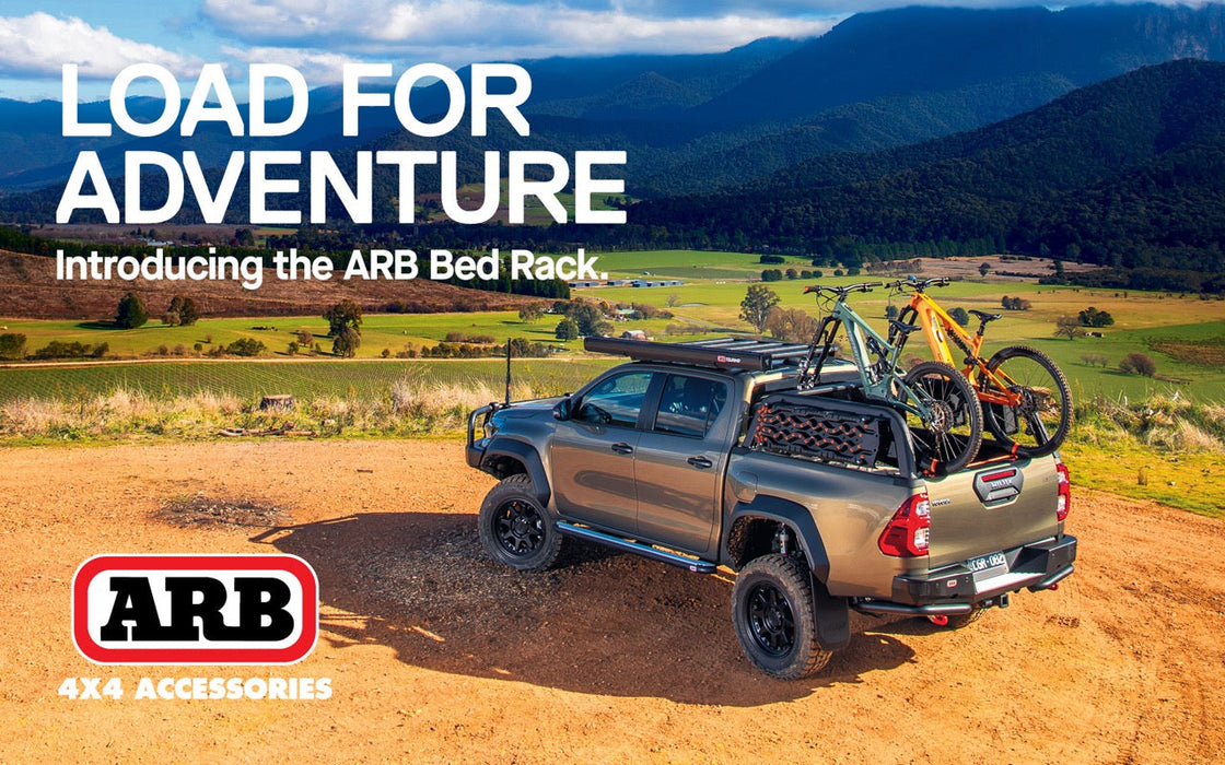 Bed Rack System ARB + Galerie de Toit | Ford Ranger 2023+ Double Cab 1770050 + 17940100 + 1780680 + 4140135 ARB