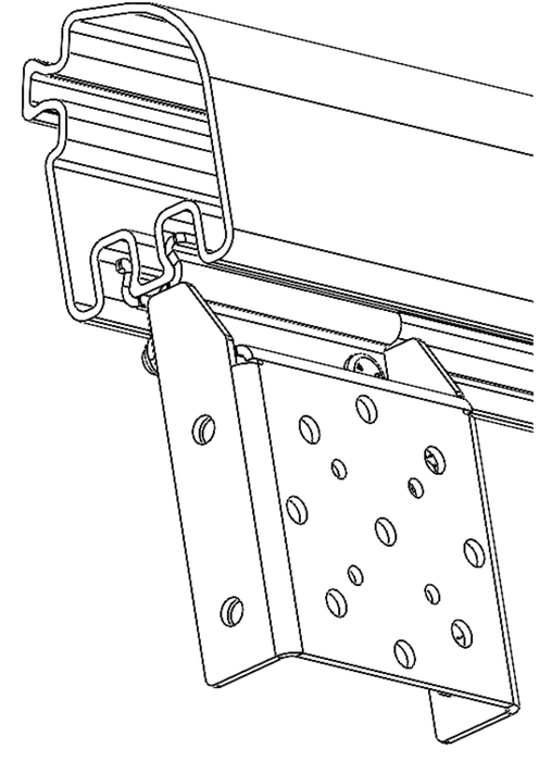 Kit de Support Simple pour Bed Rack ARB (Option) 1780710 ARB