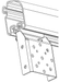 Kit de Support Simple pour Bed Rack ARB (Option) 1780710 ARB