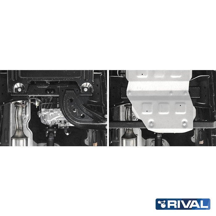 Protection Boite Transfer Ford Ranger/Raptor 2012-2022 - 6mm | RIVAL 4X4 2333.1878.1.6 RIVAL