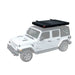 Tente de Toit WildLand | Bush Cruiser 140 | Coque Aluminium 283.FIS140 WildLand