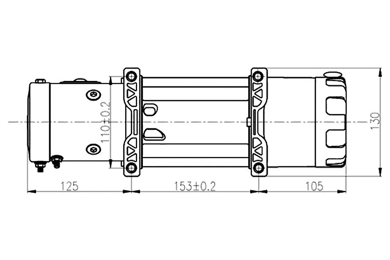 Treuil T-MAX ATW-6000 | 2720 Kg | 12V - Câble Plasma 312.ATW6000-P T-MAX