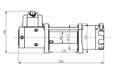 Treuil T-MAX ATW-6000 | 2720 Kg | 12V - Câble Plasma 312.ATW6000-P T-MAX