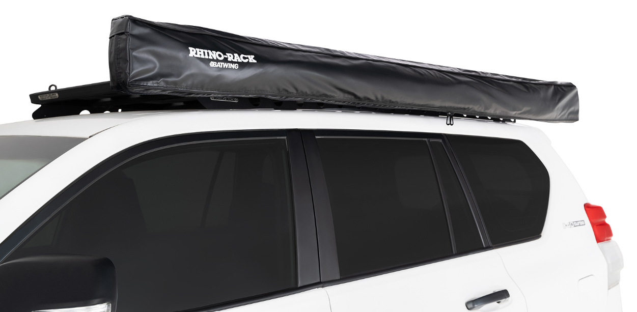 Auvent circulaire 270° RHINORACK Batwing 2.5m (Côté Droite) - avec fixations STOW IT 33115 Rhino Rack