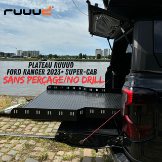 Plateau Coulissant RUUUD Ford Ranger 2023+ SUPER-CAB | Installation Sans Perçage - Xperts 4x4