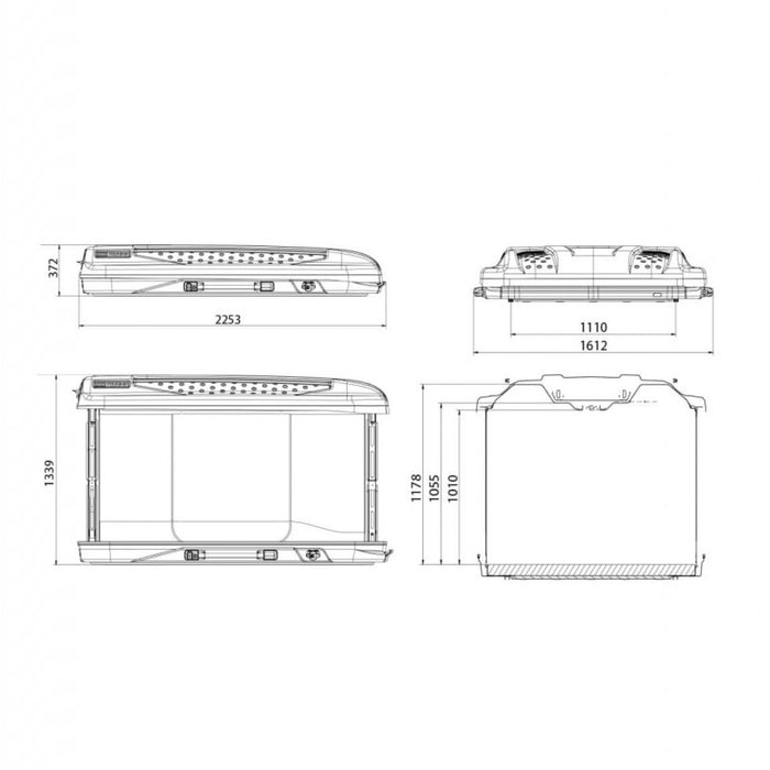 Tente de toit Altitude Electrique | ARB 802500 ARB