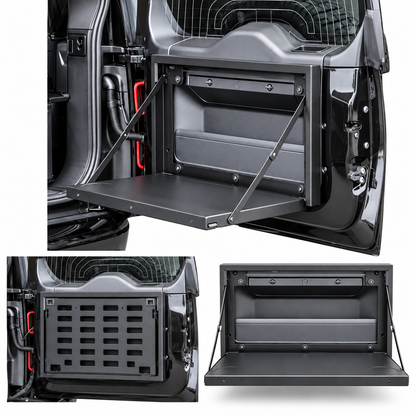 Table porte arrière RUUUD Defender 110 ouverte