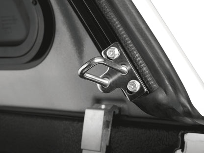 Hardtop Aeroklas avec fenêtres coulissantes pour Ford Ranger Raptor 2023+ Next Gen, en aluminium robuste, vue de côté.