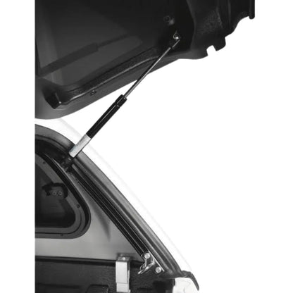 Hardtop Aeroklas pour VW Amarok 2010-2022 avec fenêtres coulissantes, en métal robuste, vue de côté montrant les fenêtres.