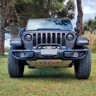 Jeep Wrangler JL 4xE | Protection Almont4wd Batteries Lithium ALMONT4WD Duralumin AW5083H111 / 6 mm PDJJLED26 Xperts4x4