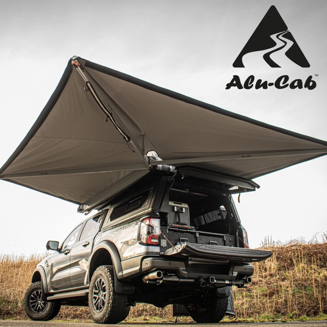 alu cab 270 shadow awn 270 markise Auvent 270° Alu-Cab - 2,6m | Autoportant & Résistant