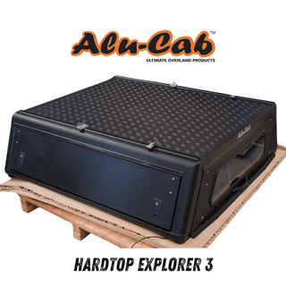 Hardtop Alu-Cab Explorer 3 Toyota Hilux 2005 à 2015 - Noir Alu-Cab Double Cab / Lisse AC-C-D-TH05-E-BS Xperts4x4