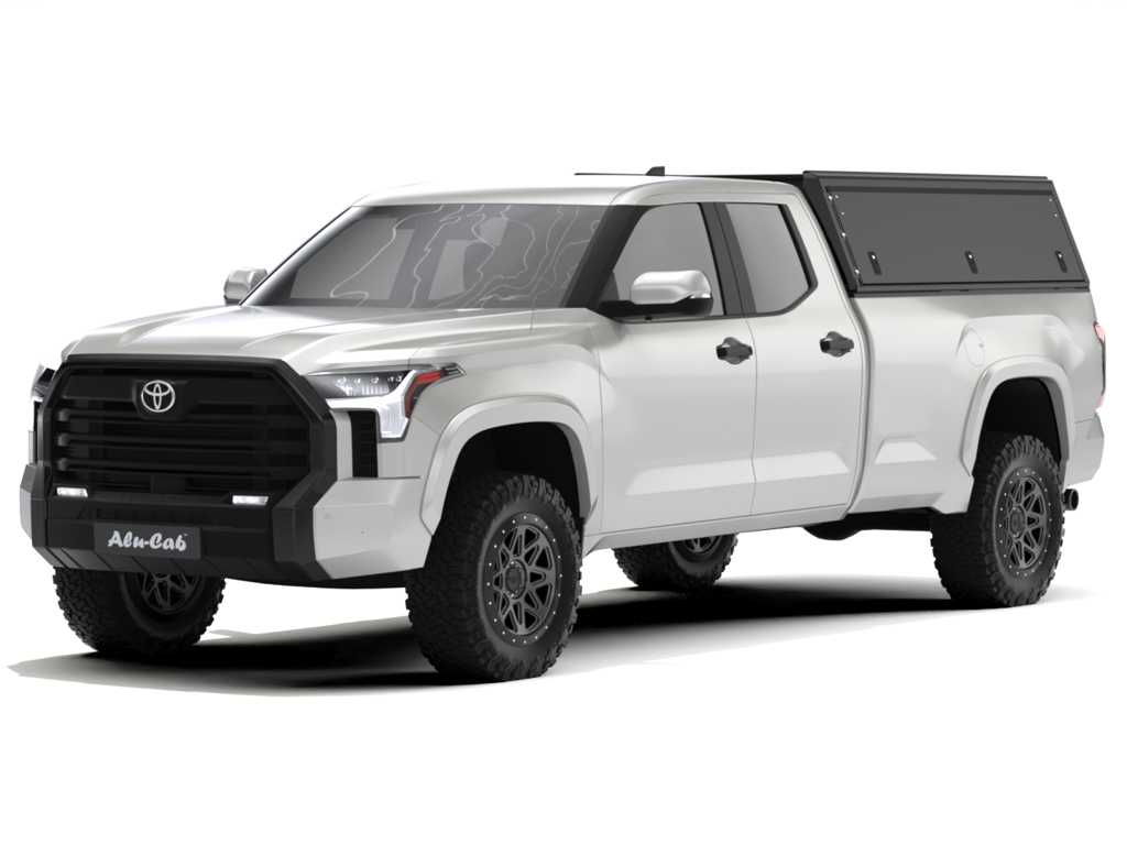 Hardtop Alu-Cab "Guard" en aluminium pour Toyota Tundra 2022+, finition lisse, fixation robuste, accessoire pour camion.