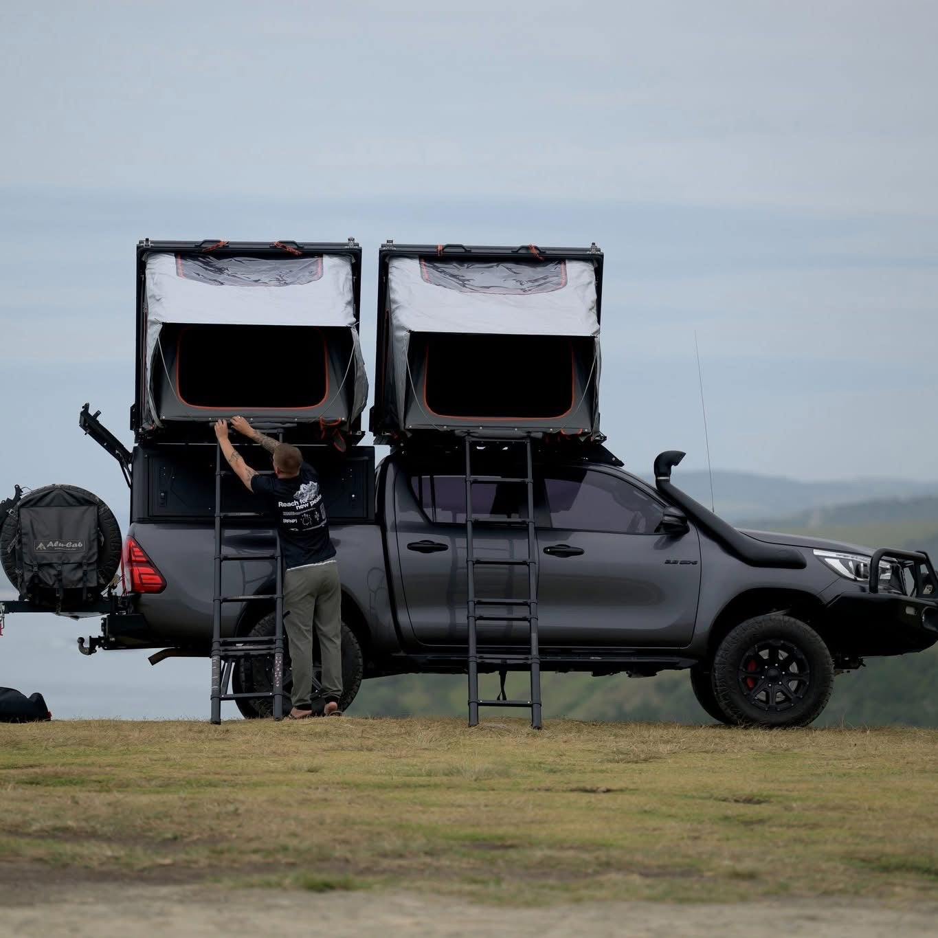 hilux roof tent Tente de Toit Alu-Cab "RT-2S" - 2 Personnes