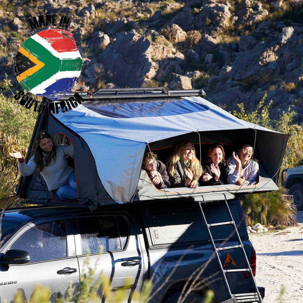 family roof tent Tente de toit Family "RT-4S" ALU-CAB 4 places – Confort & Aventure
