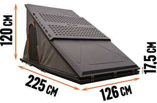 Tente de toit LT-50 Lightweight Alu-Cab | Aluminium Alu-Cab AC-RT-LW Xperts4x4