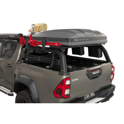 Support de benne ARB 4x4 pour Ford Raptor 2023+ Double Cab, système de rangement robuste pour le coffre.