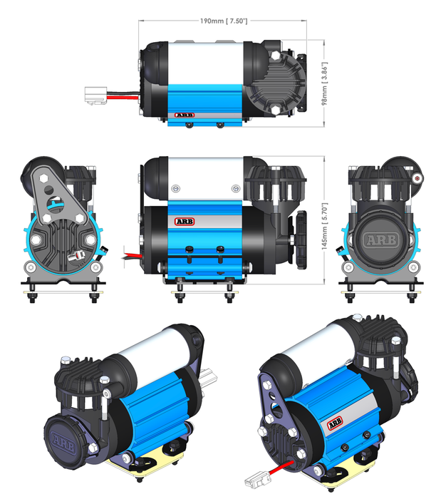 Compresseur 12V 61L/min - ARB ARB