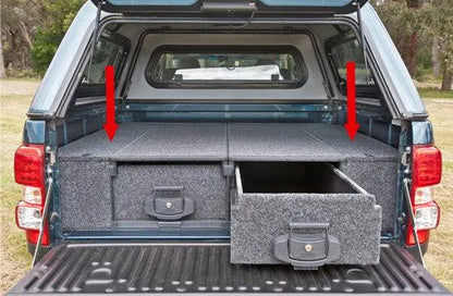 Kit Finition Tiroirs ARB Ford Ranger/Raptor 2012-2022 Double Cab sur Xperts4x4 Accessoires 4x4 Off-Road