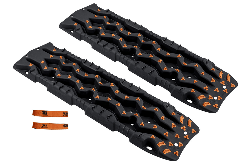 Plaques a Sable TREDPRO ARB 4x4 - La paire (2x) - Noires/Orange - ARB - Xperts 4x4