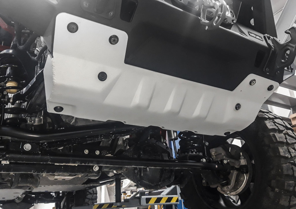 Blindage barre de direction Jeep JL en aluminium 6 mm – réf. 2333.2758.1.6 – RIVAL 4X4 - Jeep JL