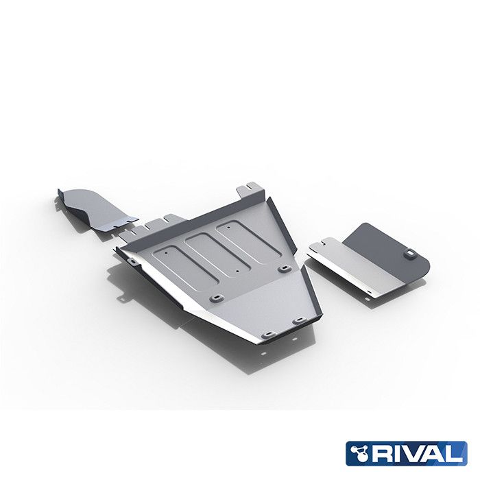 Blindage boîte de transfert, AdBlue et sonde lambda Toyota Hilux Revo en aluminium 4 mm – RIVAL 4X4 - Toyota Hilux 2016+