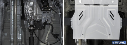 Blindage boîte de transfert Fiat Fullback 2016 en aluminium 4 mm – RIVAL 4X4 - Mitsubishi L200 2015-2019