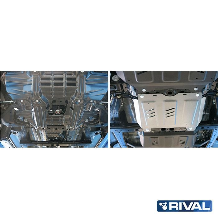 Blindage boîte de vitesses Toyota Hilux Revo en aluminium 4 mm – RIVAL 4X4 - Toyota Hilux 2016+