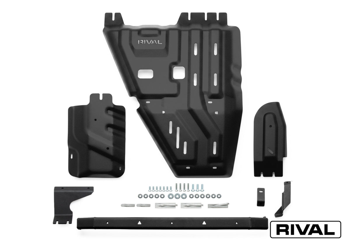 Blindage de boîte de transfert, AdBlue et sonde DPF acier 3 mm Toyota Hilux Travo 2026+ – RIVAL4X4 - Toyota Hilux 2026+