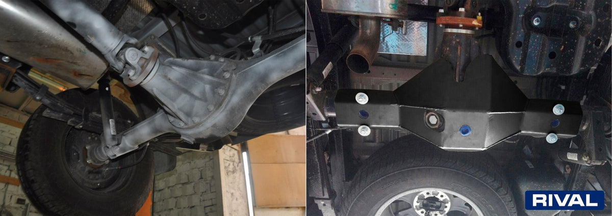 Blindage différentiel Ford Ranger 2016–2018 en acier 3 mm – RIVAL 4X4 - Ford Ranger 2012-2022