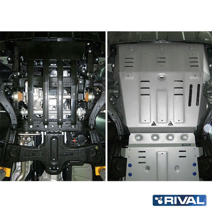 Blindage moteur et radiateur Volkswagen Amarok en aluminium 6 mm – RIVAL 4X4 - VW Amarok 2011-2022