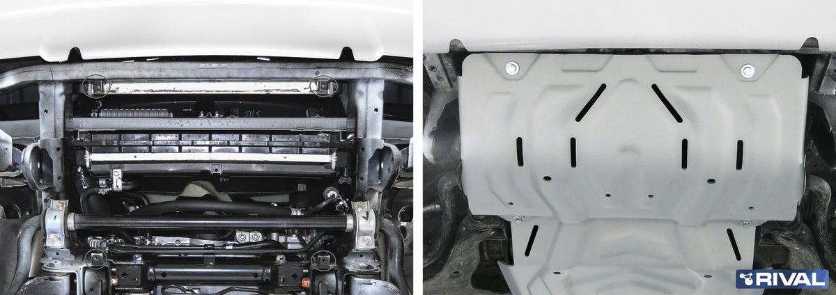 Blindage radiateur Fiat Fullback 2016 en aluminium 4 mm – RIVAL 4X4 - Mitsubishi L200 2015-2019
