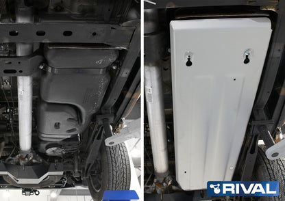 Blindage réservoir Nissan Navara 2015–09/2019 en aluminium 4 mm – RIVAL 4X4 - Nissan Navara D23