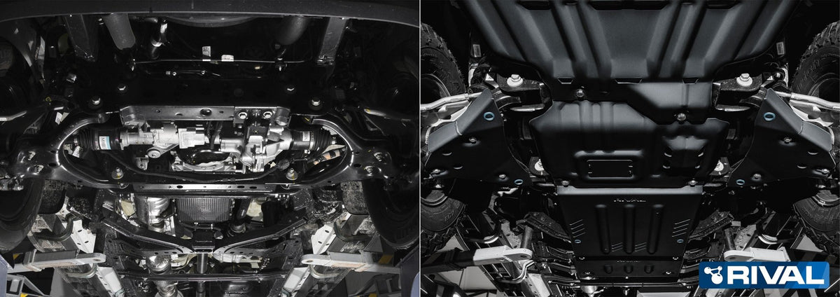 Blindage triangles Ford Ranger 2023+ en acier 3 mm – RIVAL 4X4 - Ford Ranger/Raptor 2023+
