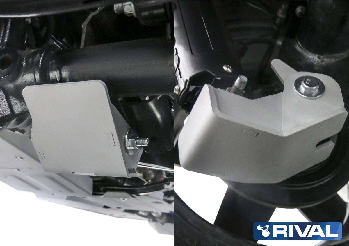 Blindage triangles Jeep Wrangler 2018–2021 en aluminium 6 mm – RIVAL 4X4 - Jeep JL