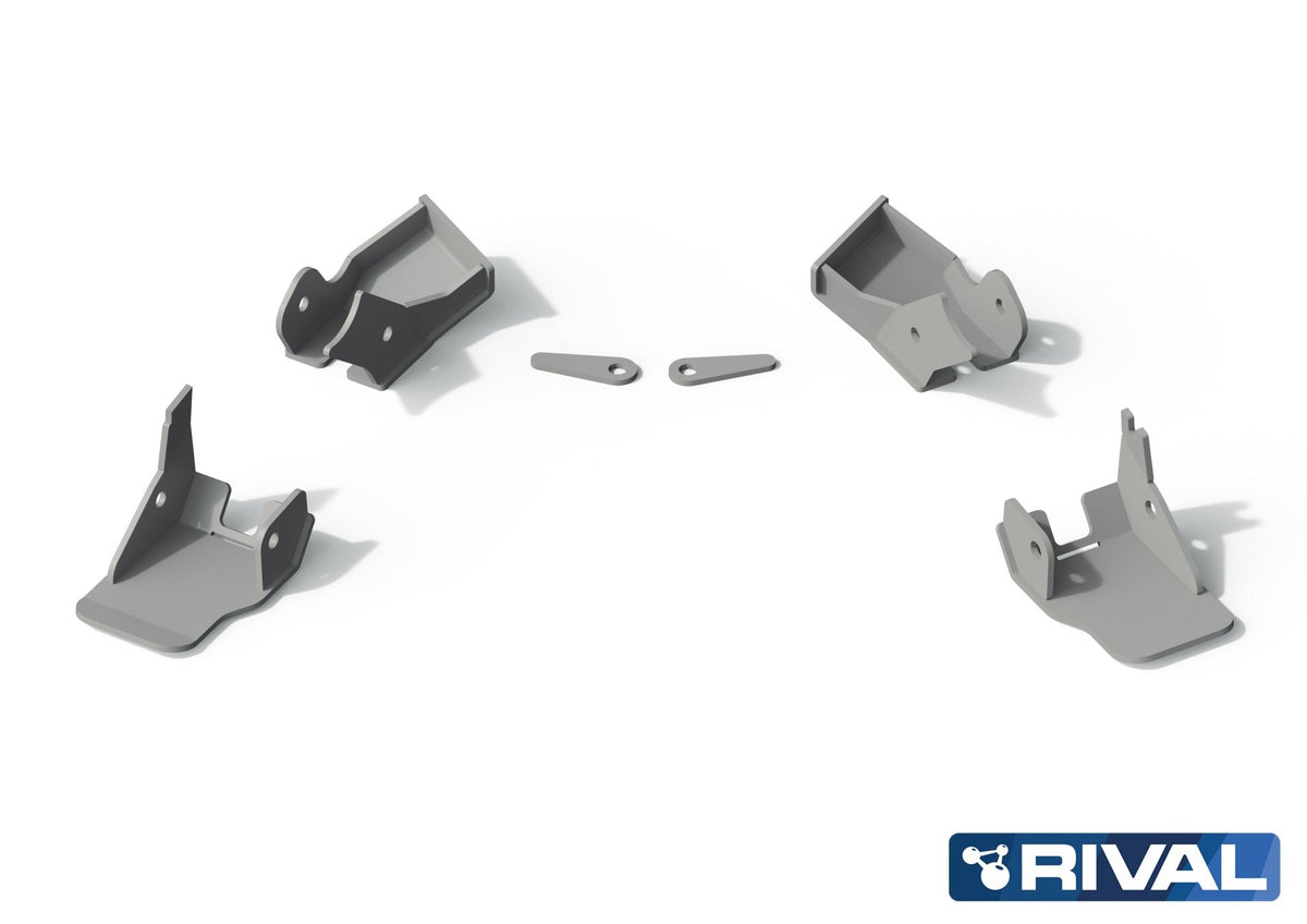 Blindage triangles Jeep Wrangler 2018–2021 en aluminium 6 mm – RIVAL 4X4 - Jeep JL